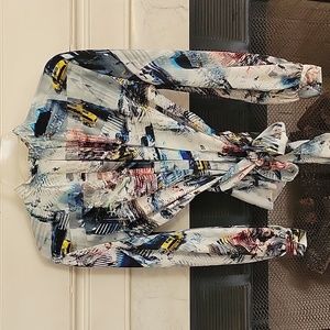 Scanlan Theodore Blouse -city print